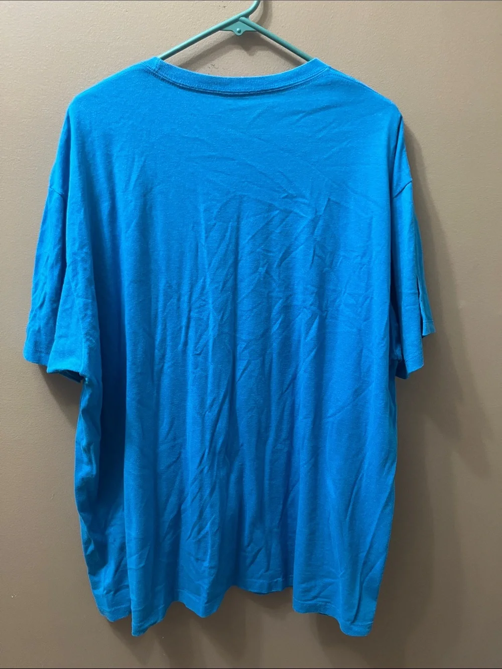 Batman Bright Blue Short Sleeve Tee with White Logo
